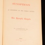 Rushbrooke, William George. The Synoptic Gospels. 1880, Macmillan & Co.